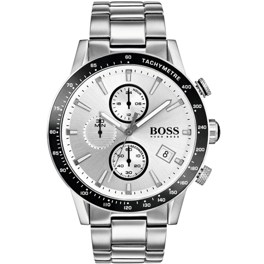 Hugo Boss - Rafale Chronograph Silver Dial Men's Watch – 1513511