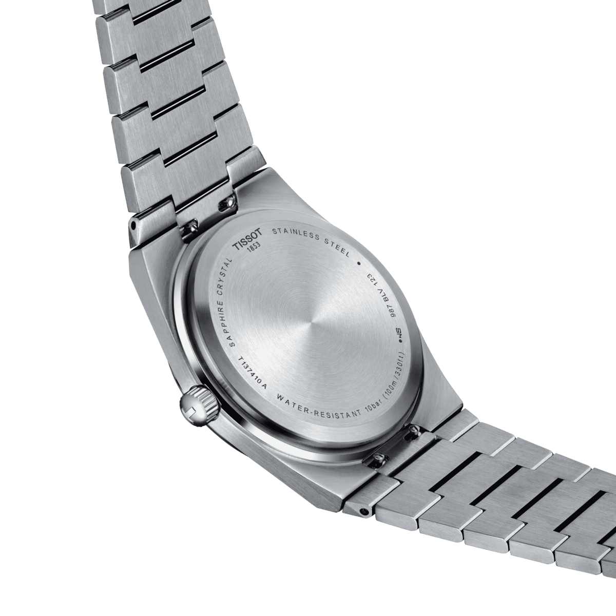 Tissot - PRX Stainless Steel Bracelet Black Dial Men's Watch - 137.410.11.051.00
