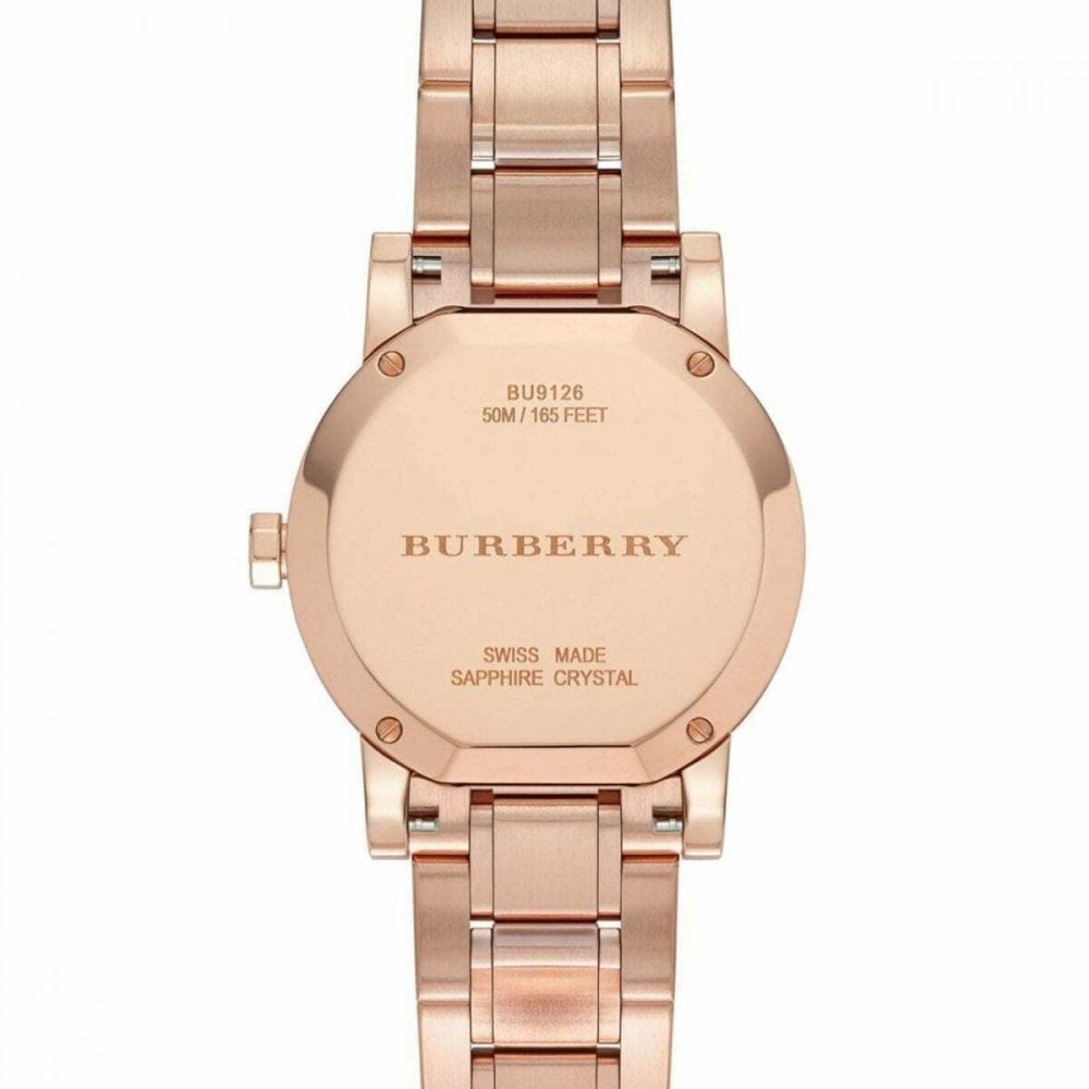 Burberry's Diamond Check Stamped Women's Watch