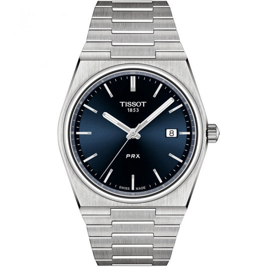 Tissot - PRX Stainless Steel Bracelet Blue Dial Men's Watch - 137.410.11.041.00