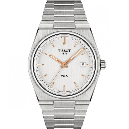 Tissot - PRX Stainless Steel Bracelet Silver Dial Men's Watch - 137.410.11.031.00